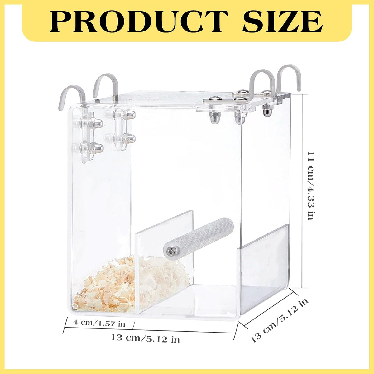 ziliny 2 pieces no mess bird feeder for, close-up detail