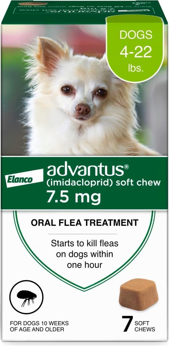 advantus dog fast acting oral flea treatment soft, main product view