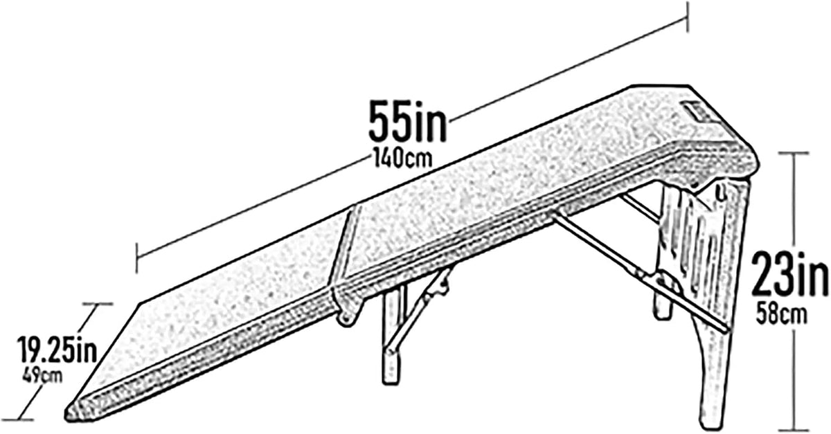 pet gear free standing pet ramp for cats shown in use