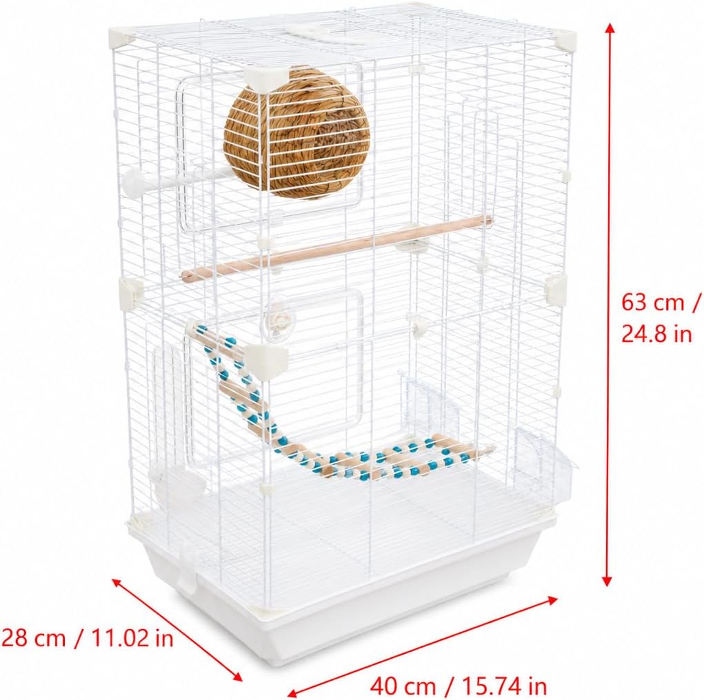 25 inch iron bird cage with stand for, close-up detail