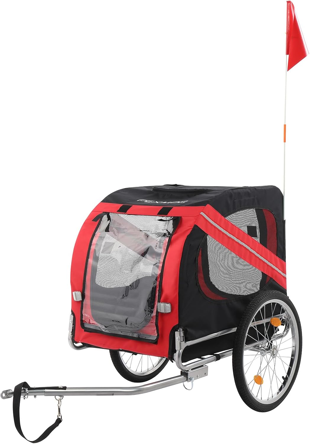 pexmor dog bike trailer - folding pet cart, main product view