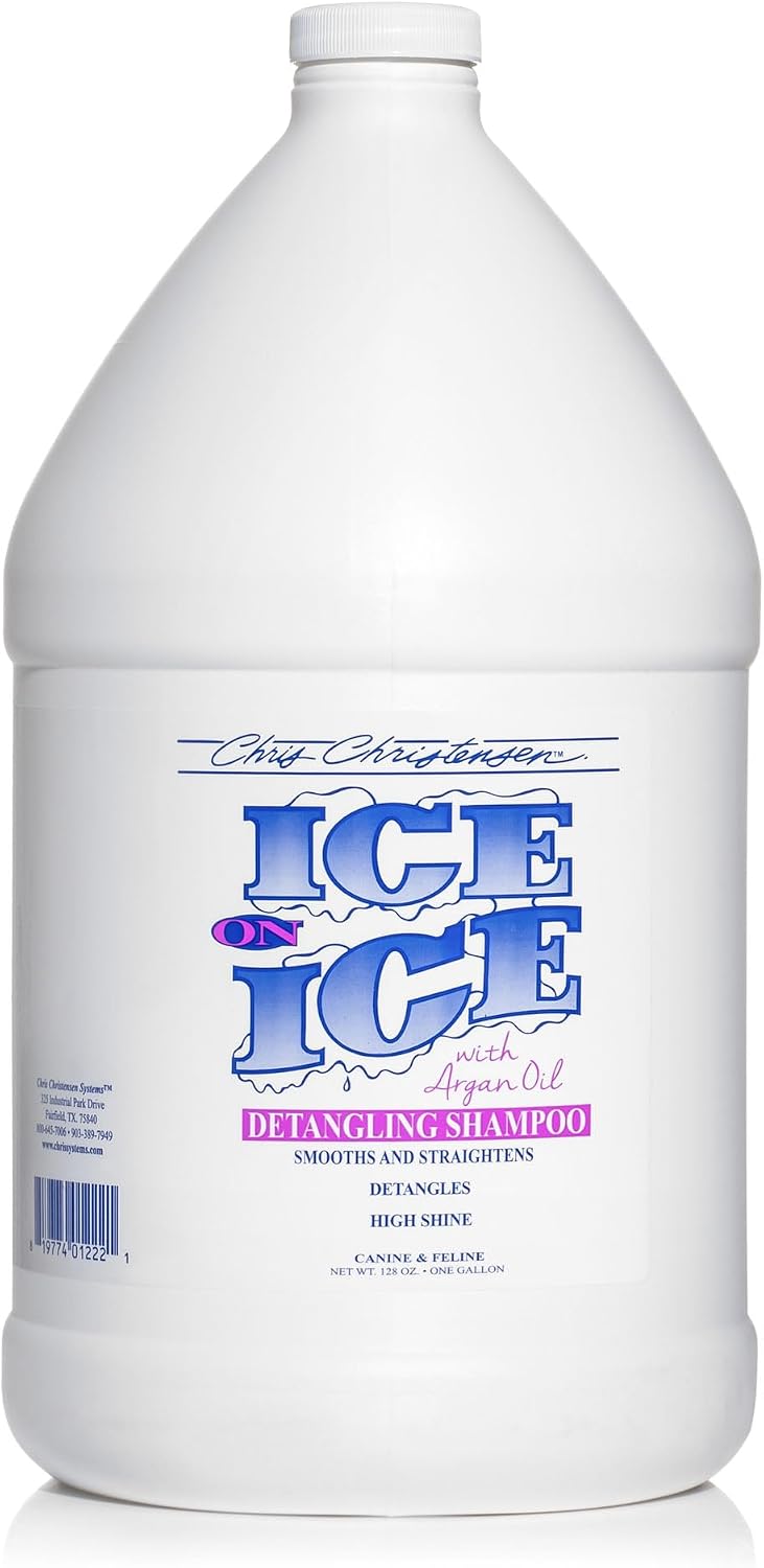 chris christensen ice on ice strengthening dog shampoo, main product view