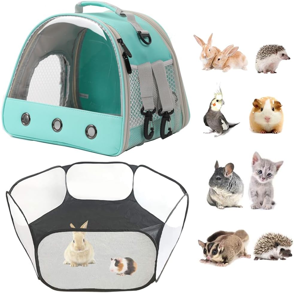 guinea pig carrier and playpen set - breathable, main product view