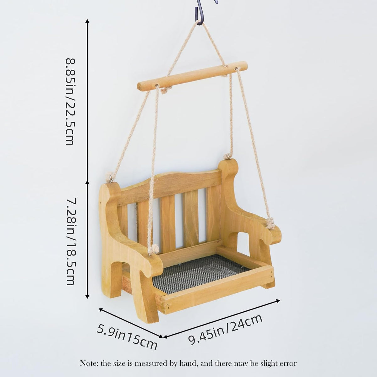 gdyooshow set of 2 regency porch swing bird shown in use