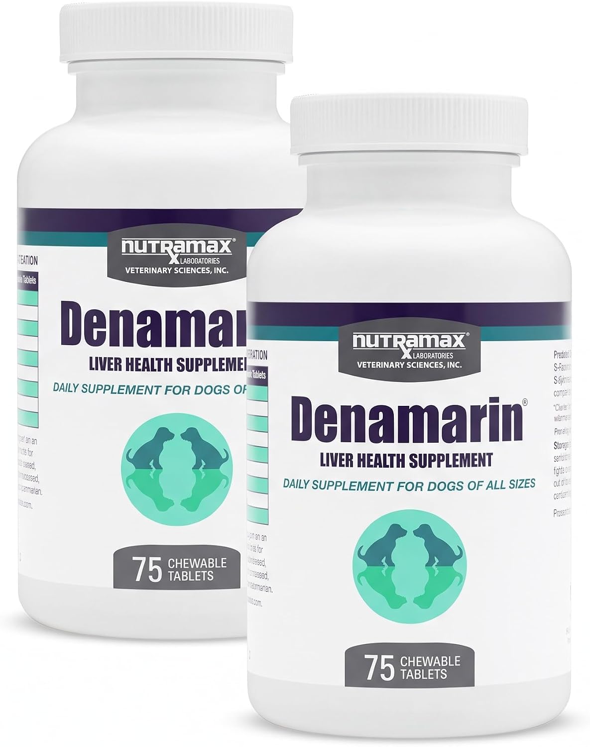nutramax denamarin for dogs, liver health supplement with, main product view
