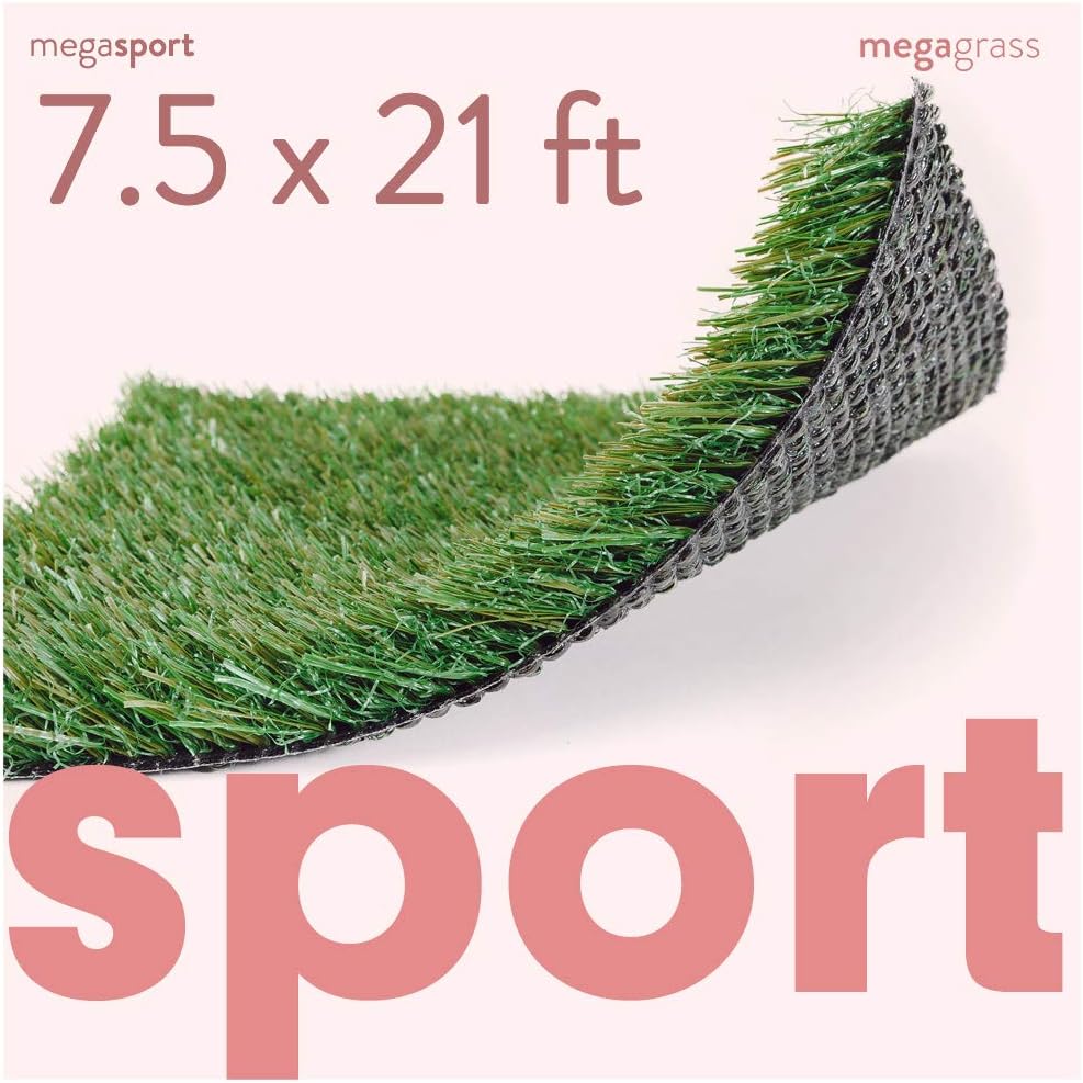 7.5 x 5 feet premium synthetic turf for shown in use