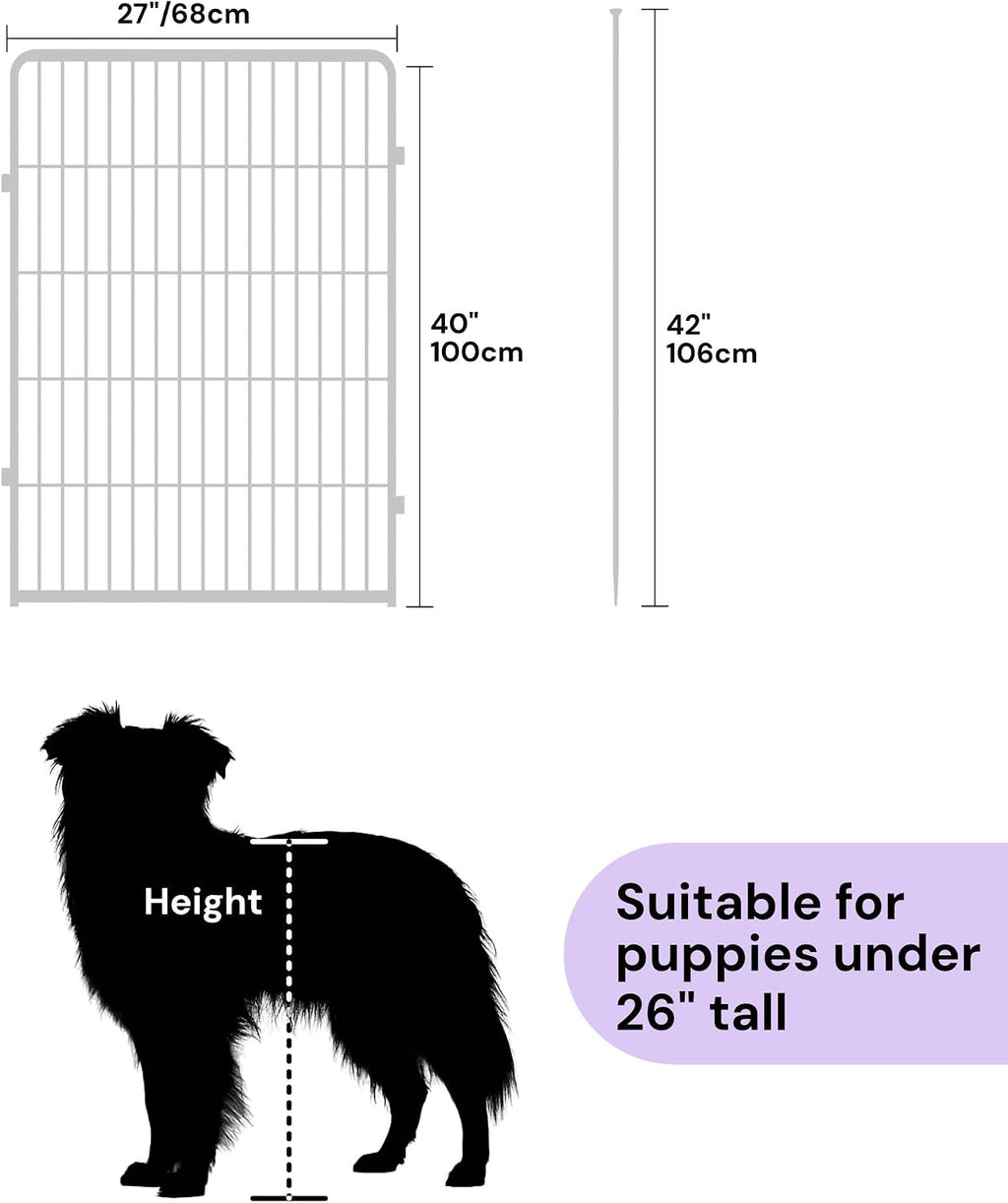 sunsgrove dog playpen indoor, 40 inch 2 panels shown in use