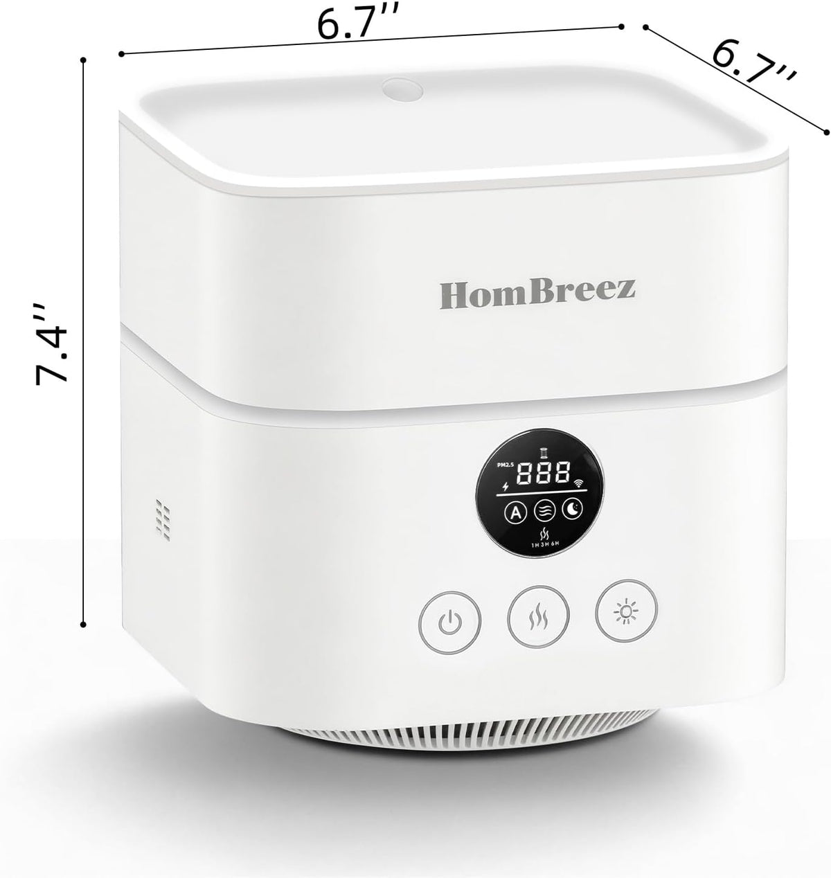 humidifier and air purifier in one, h13 true shown in use
