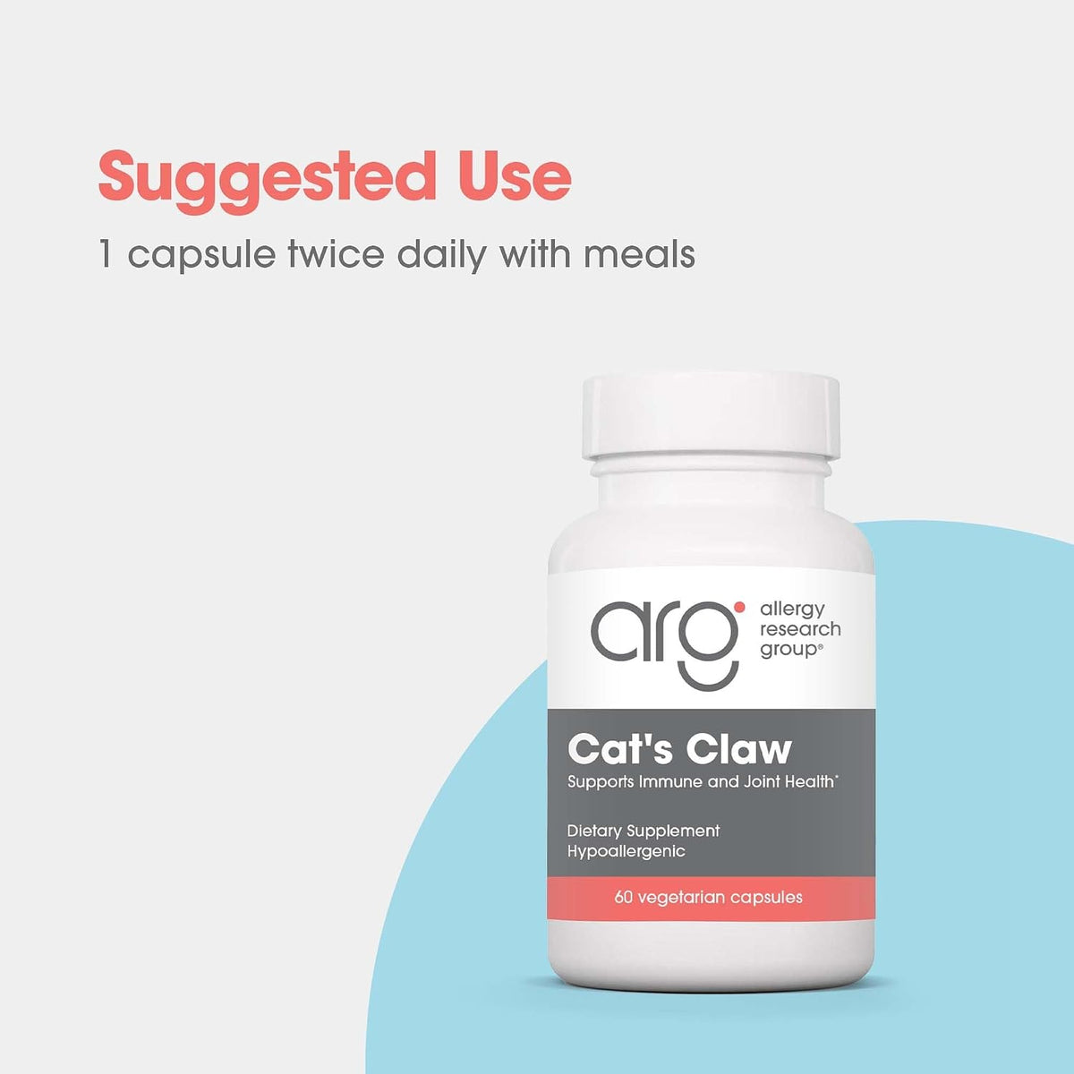 arg cat's claw 1.13 g inner bark extract, side view