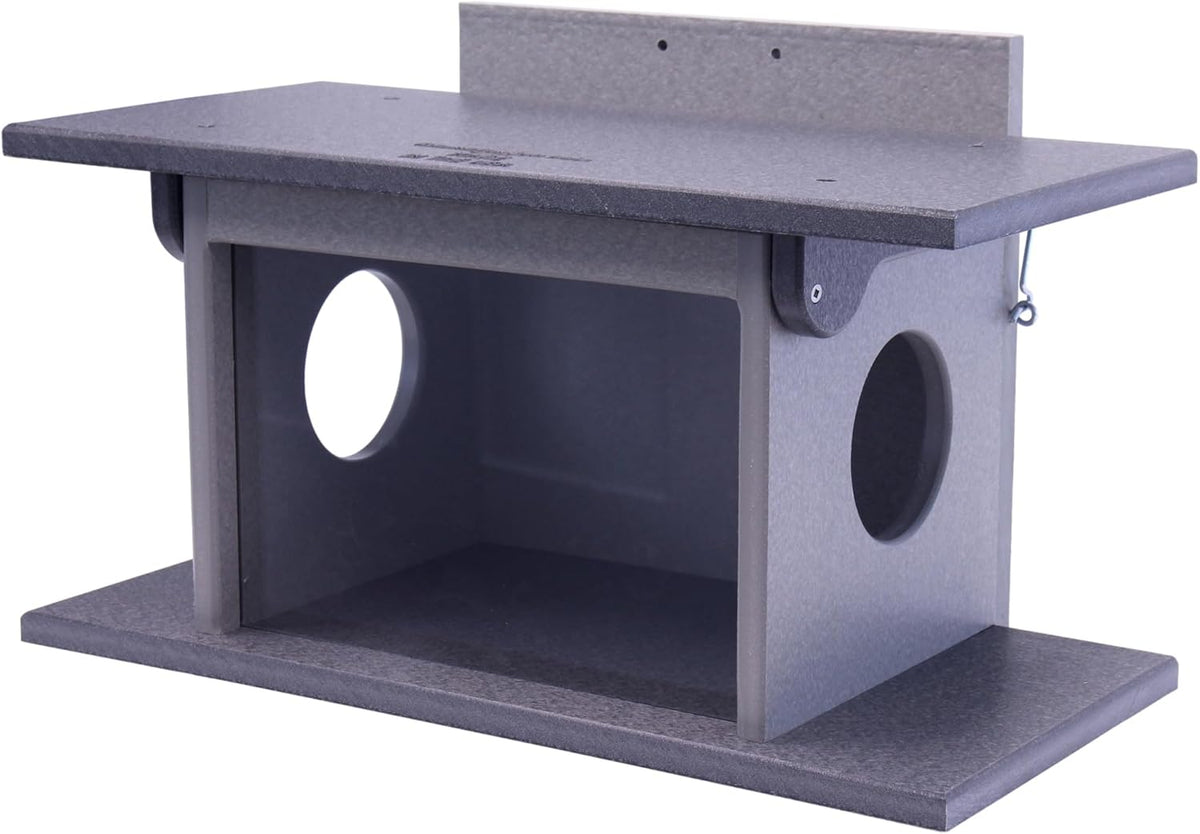 corn feeder for squirrels, gray/light gray, main product view