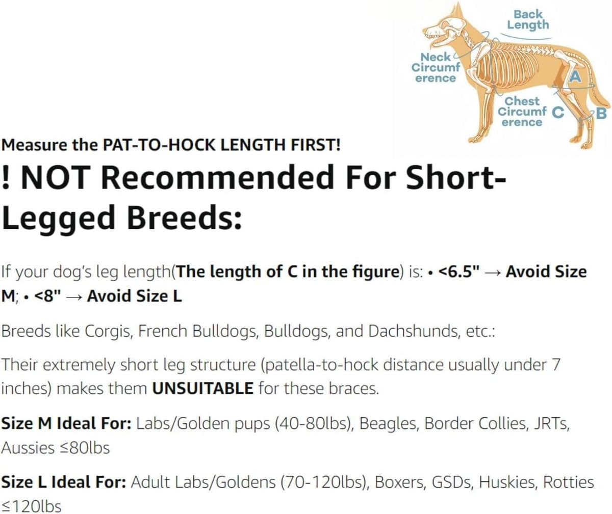 dog knee brace with adjustable support – acl shown in use
