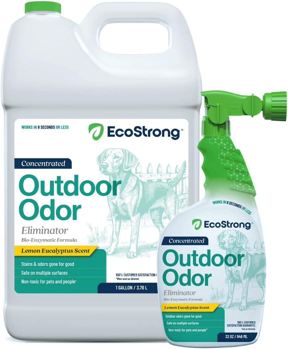 eco strong outdoor odor eliminator outside dog urine, main product view