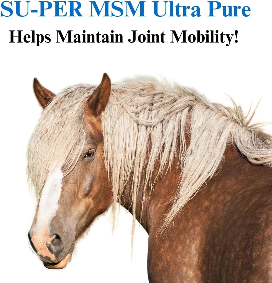 su-per msm ultra pure supplement for horses, 10, close-up detail