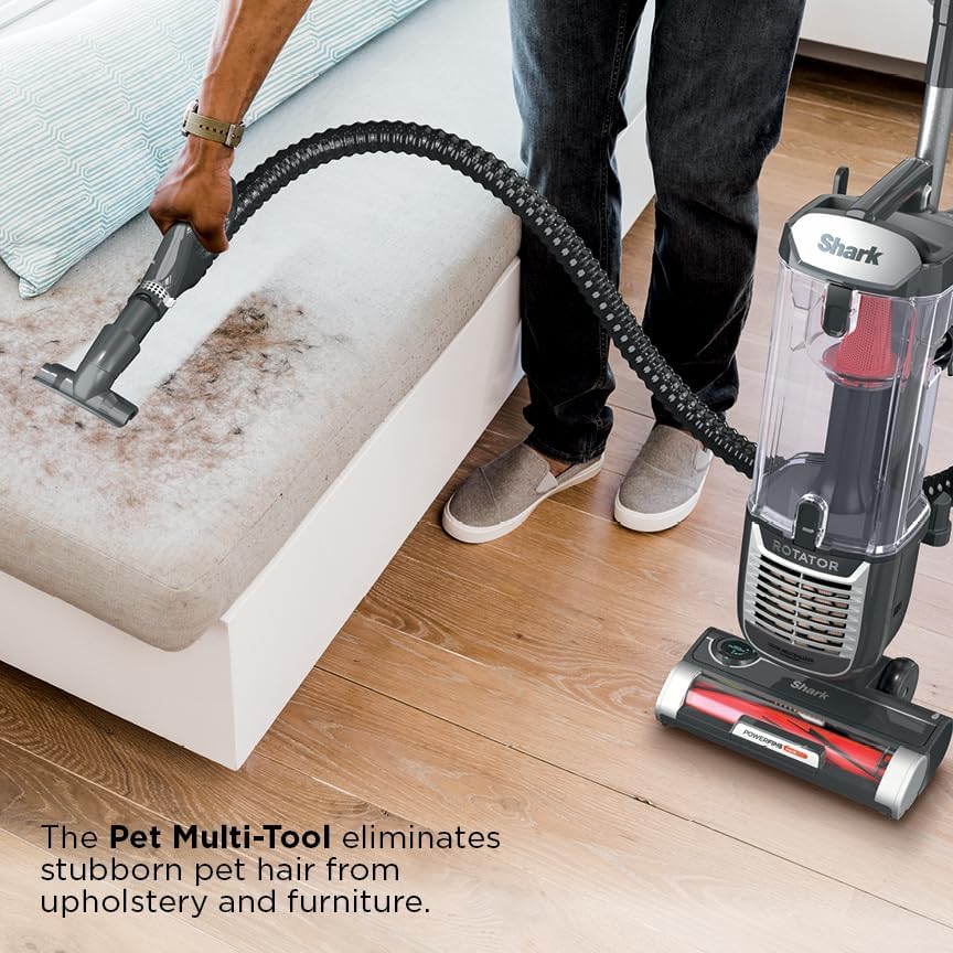 shark zu102 rotator pet upright vacuum with powerfins showing dimensions