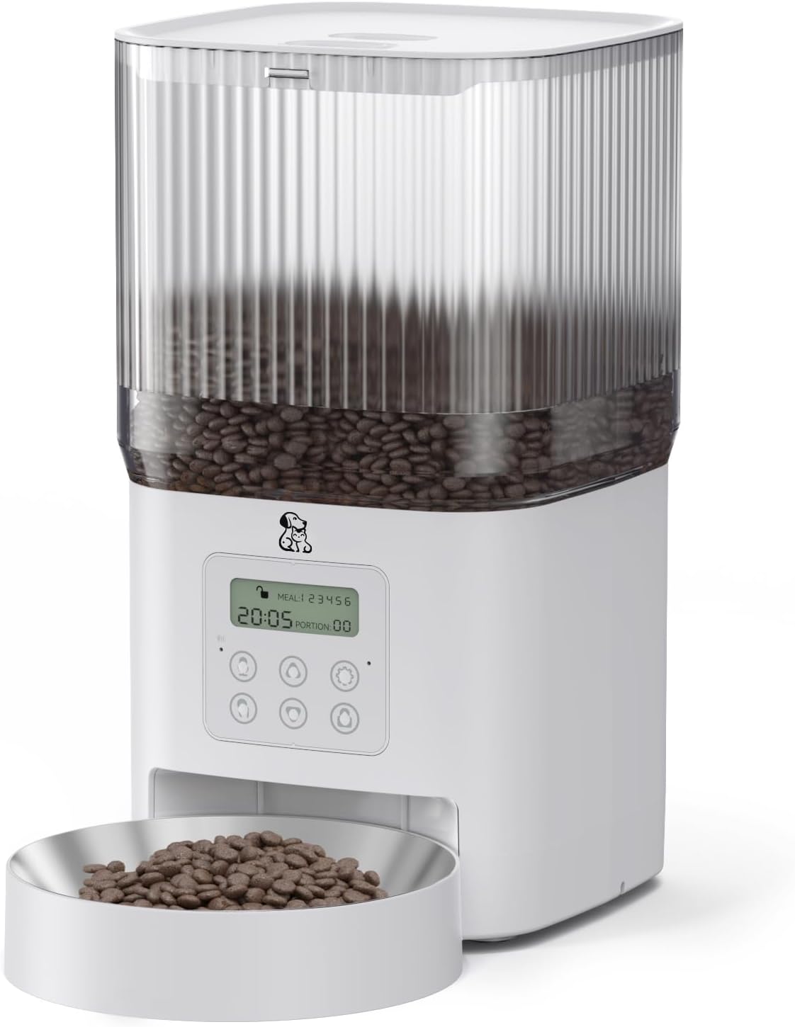 automatic cat feeders, dog feeder with stainless steel, main product view