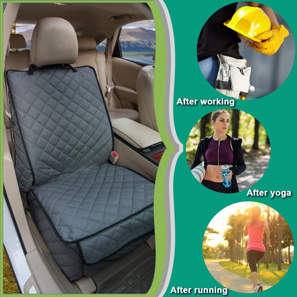 waterproof front seat cover dog car seat covers, close-up detail