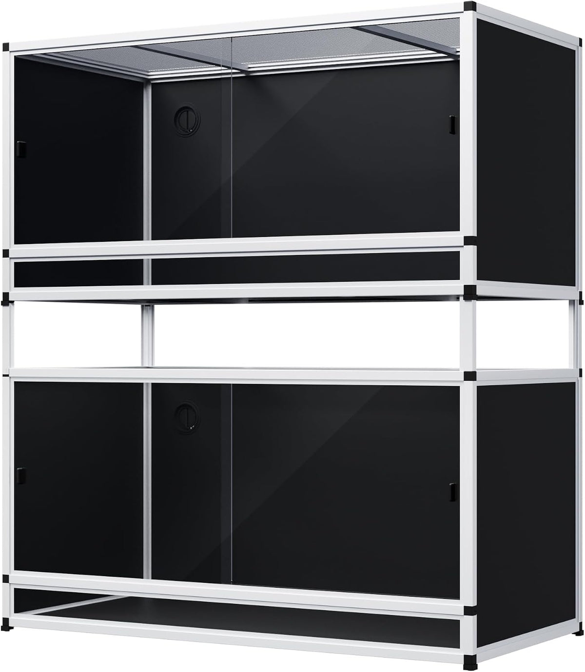 120 gallon 2-pack pvc reptile enclosure 48"x24"x24" –, main product view