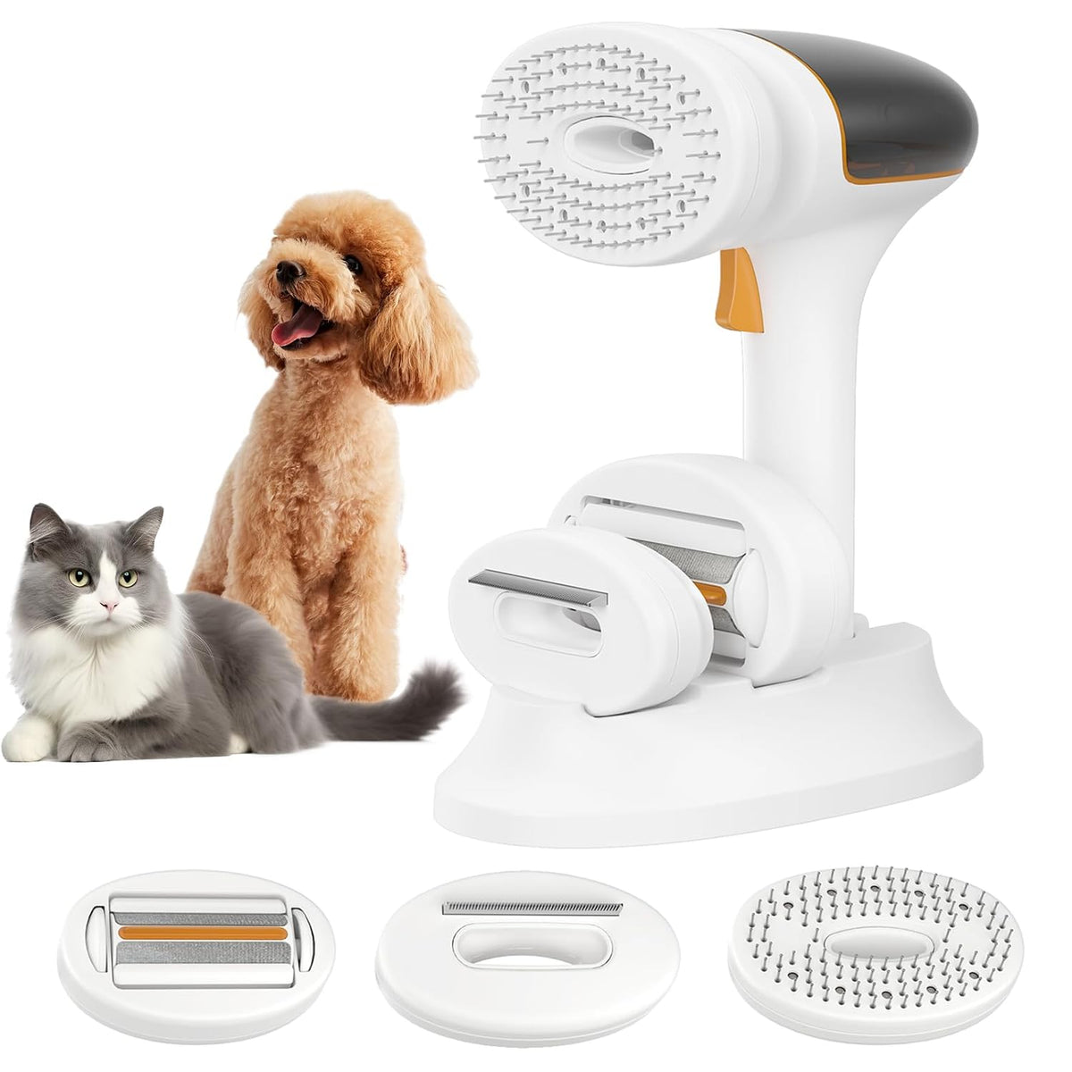 3-in-1 dog grooming vacuum, pet grooming vacuum dog, main product view