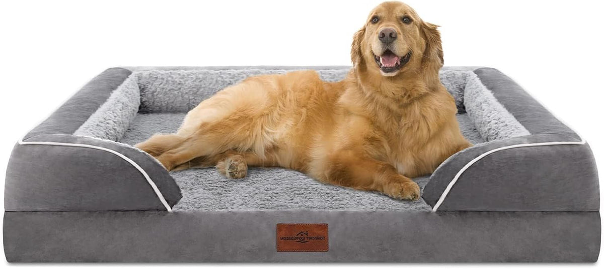 comfort expression waterproof orthopedic dog bed for extra, main product view