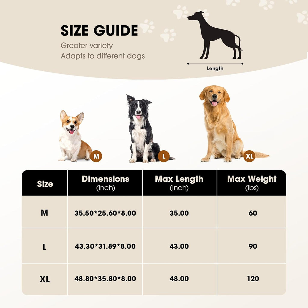 czpalo outdoor elevated dog bed for large sized, package contents