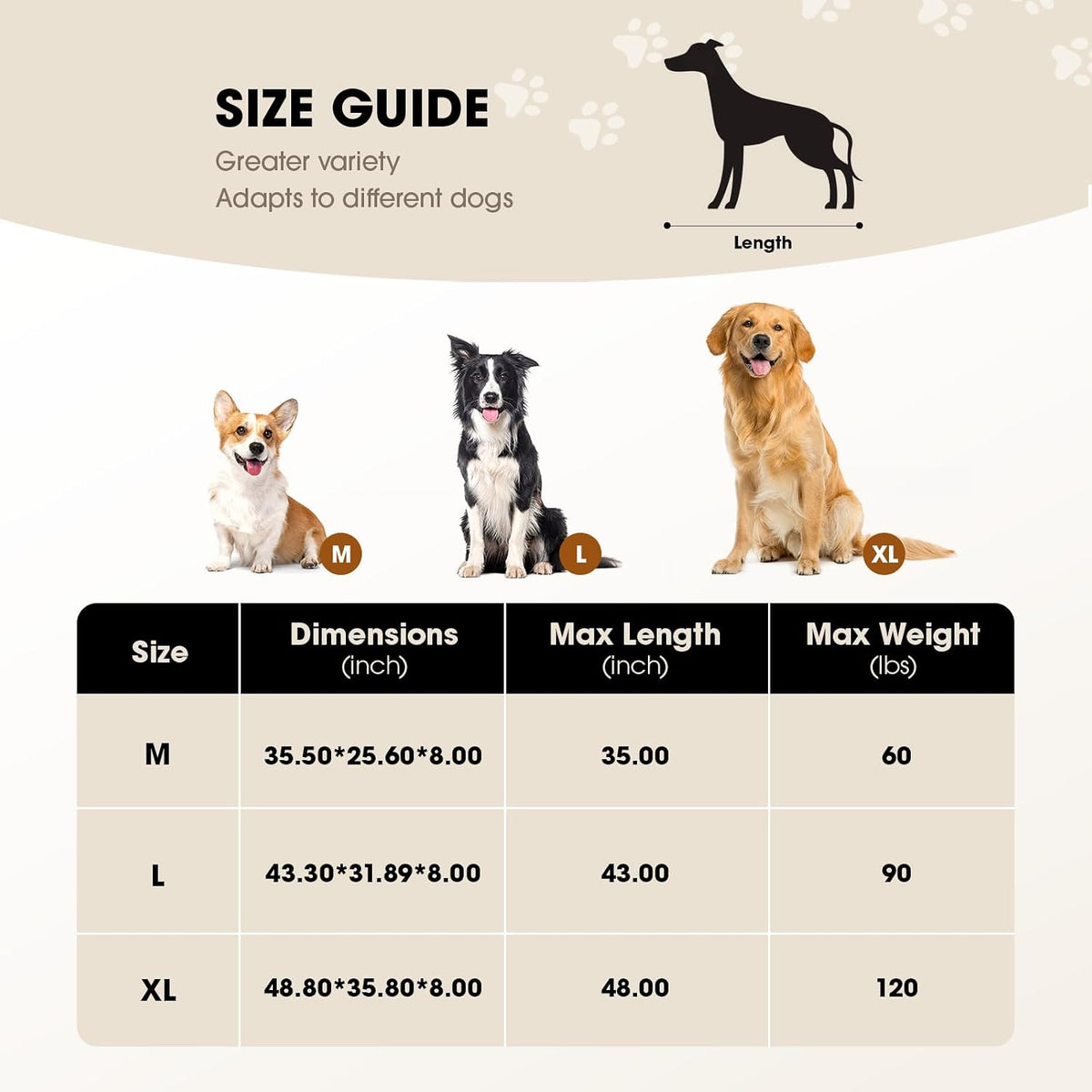 czpalo outdoor elevated dog bed for large sized, package contents