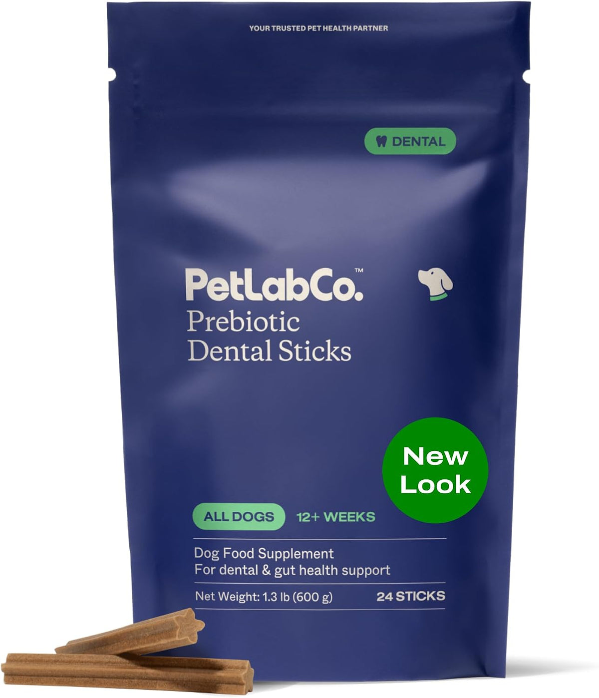 petlab co. dental sticks – dog dental chews, main product view