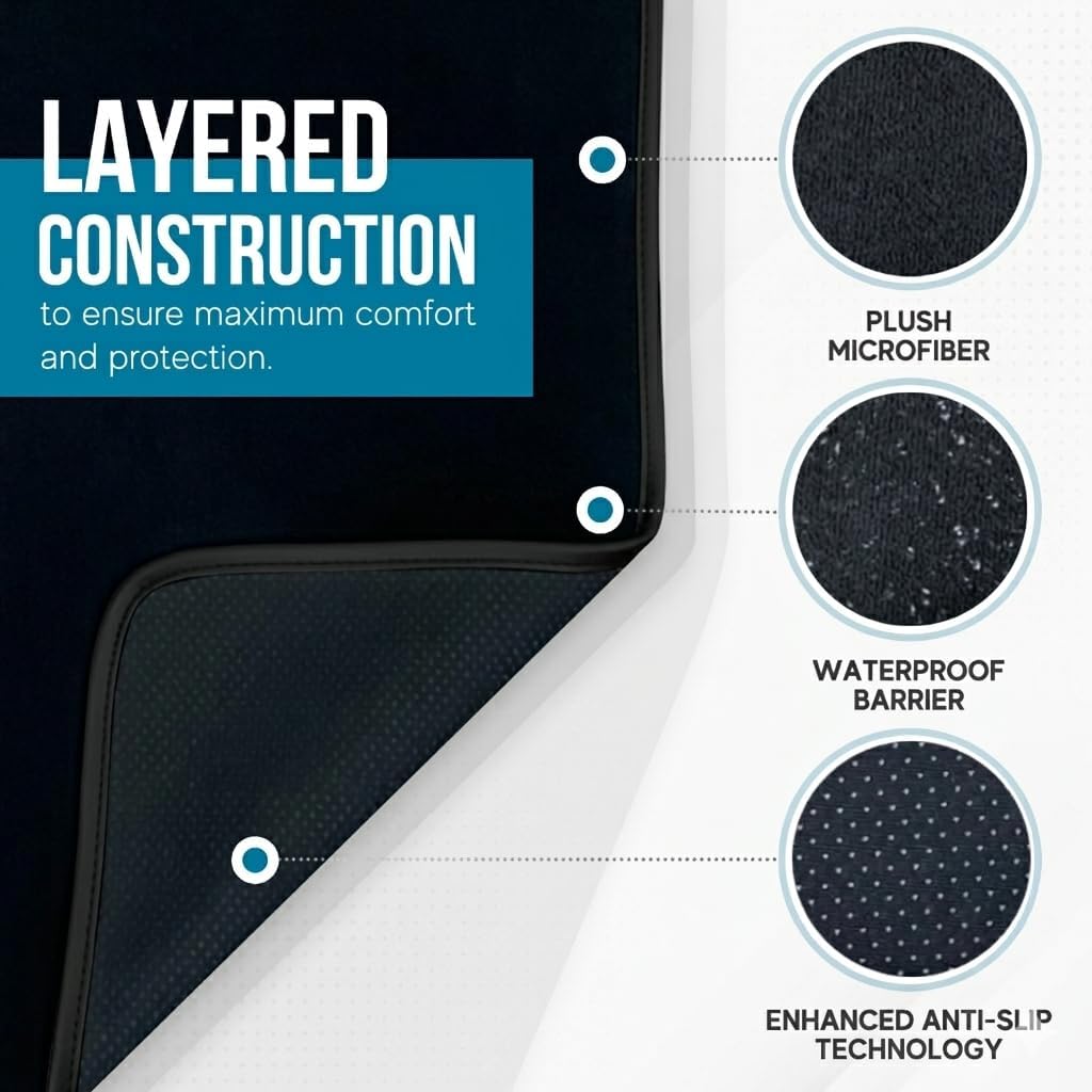 dryvaseat - premium microfiber towel car seat cover, package contents