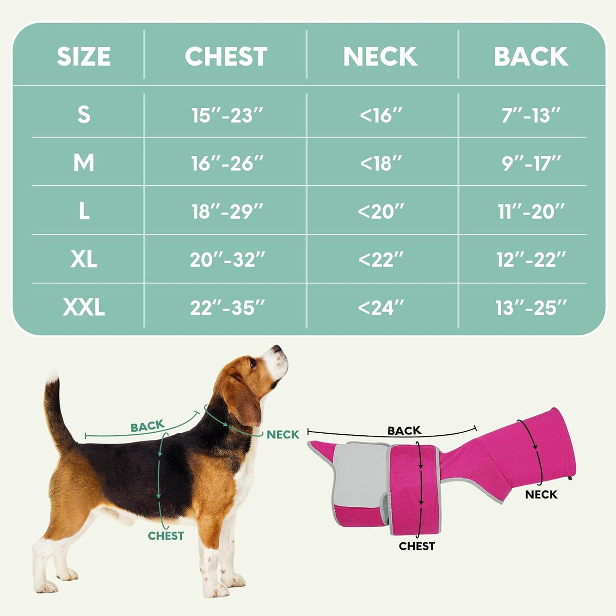 dog thunder vest anxiety relief shirt with noise on a desk or shelf
