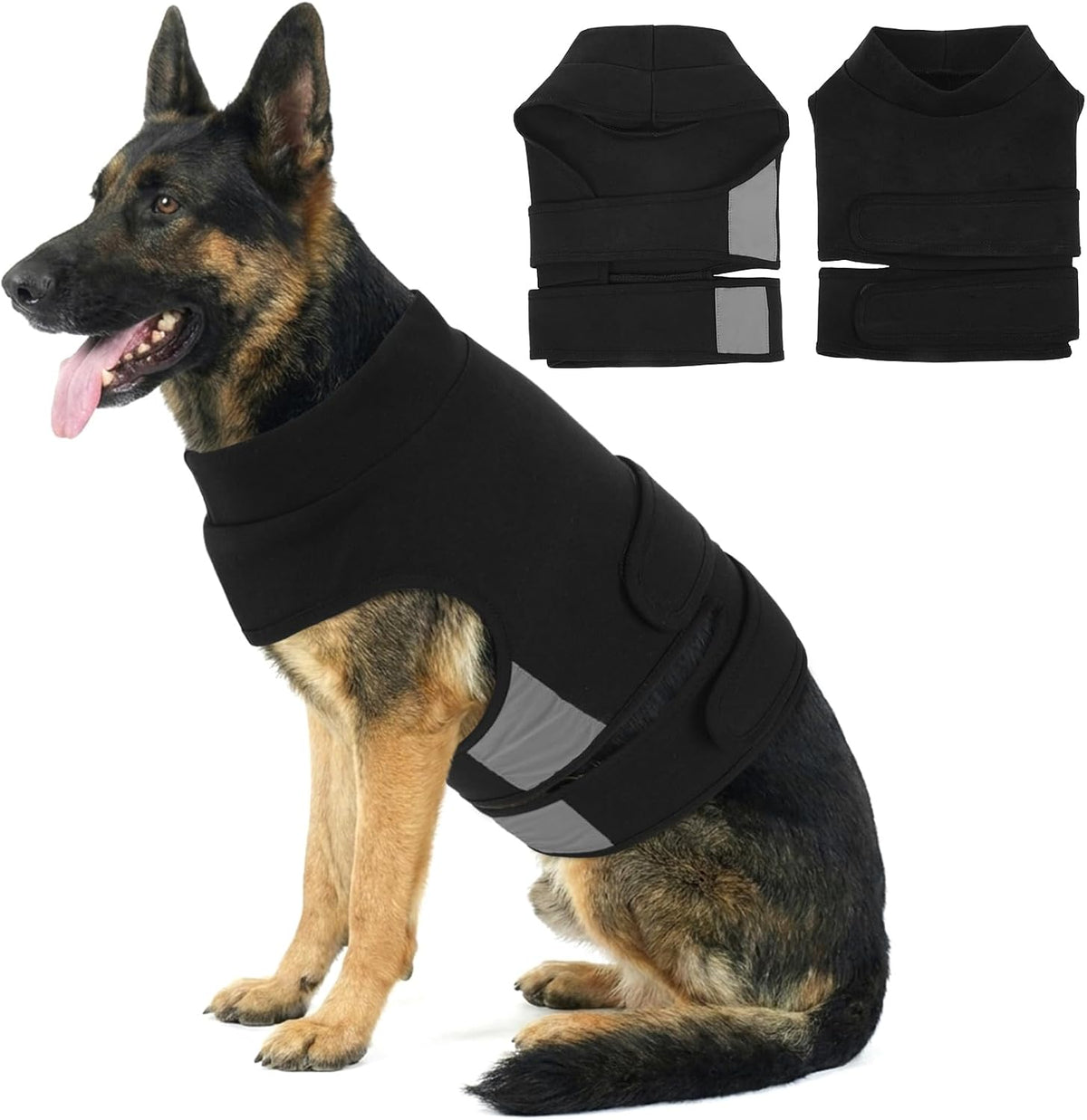 kuoser calming vest for dogs anxiety, adjustable dog, main product view