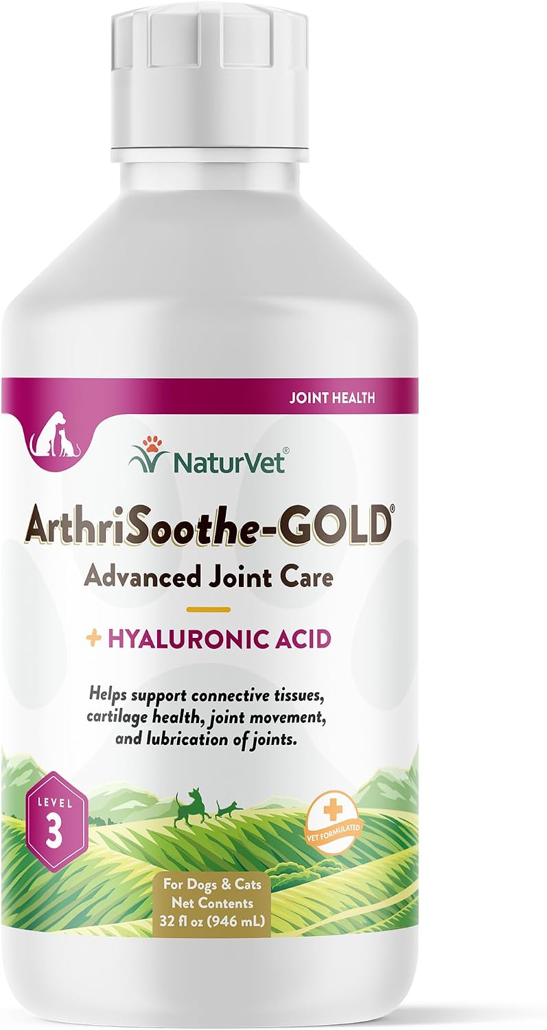 naturvet arthrisoothe-gold for dogs joint supplement, level 3, main product view
