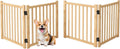 freestanding wooden dog gate indoor- 23" h 2, main product view