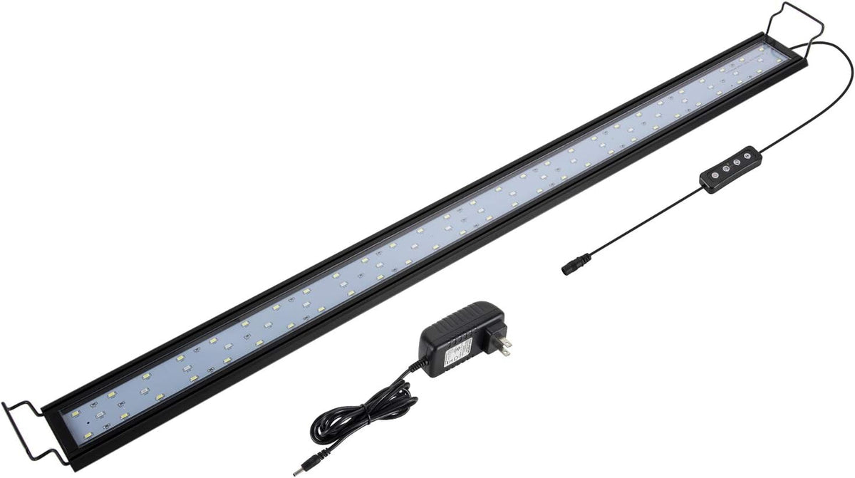 hygger 25w full spectrum aquarium light with aluminum, main product view
