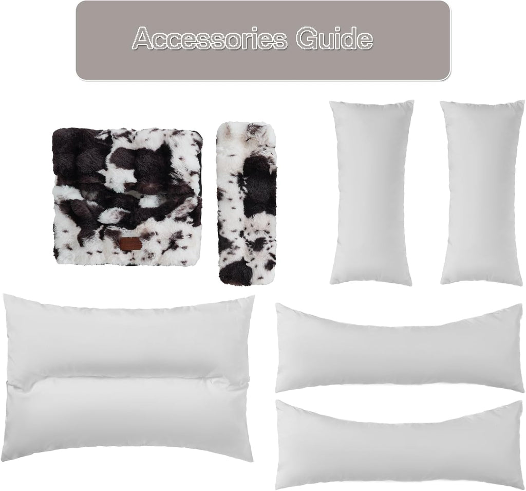 washable orthopedic dog bed,rectangle fleece & luxury pet, front angle view