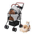 pet stroller-folding 4 wheels cat/dog stroller for medium, main product view