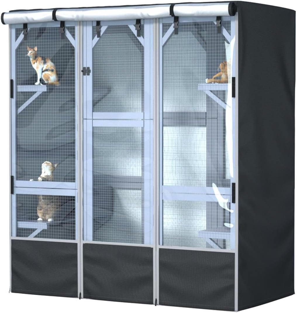 outdoor large cat houses cover l73 x w40, main product view