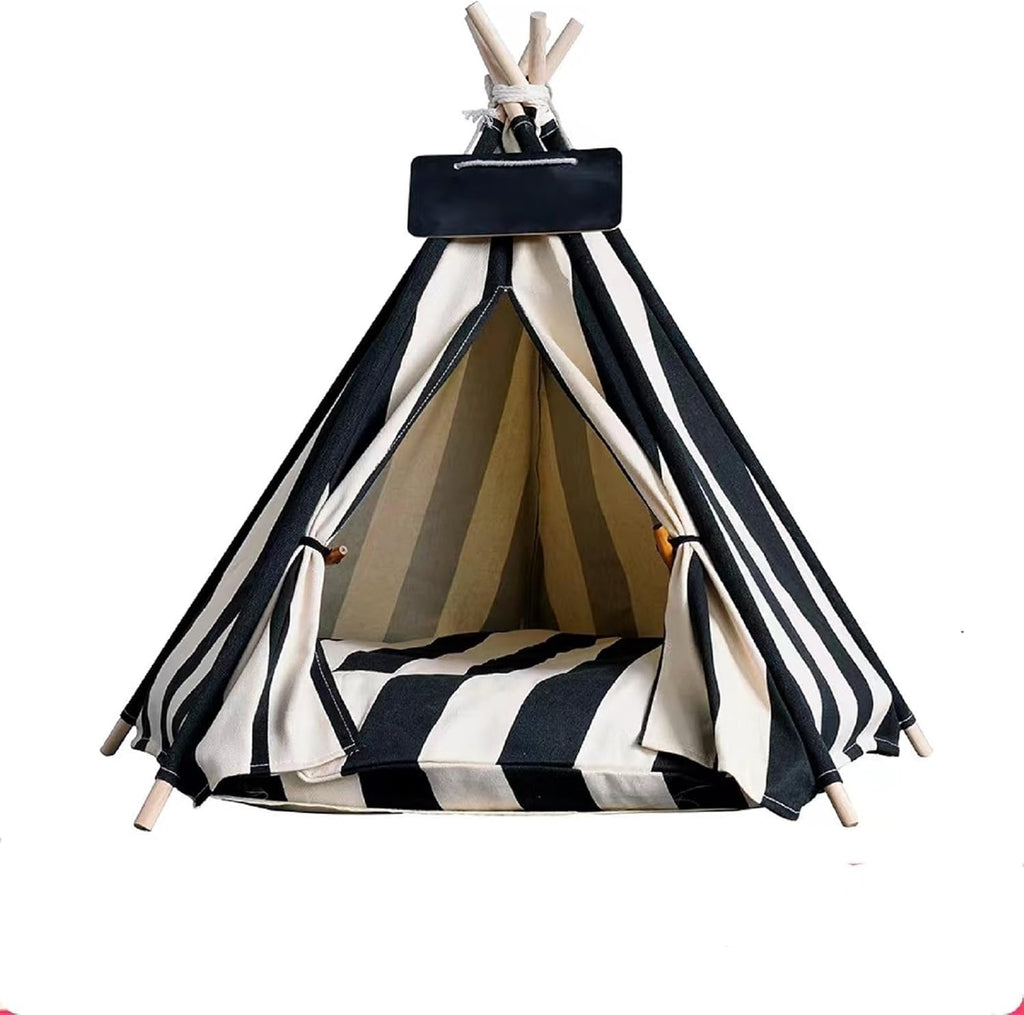 cat teepee tent bed,outdoor indoor dog house,portable washable, main product view