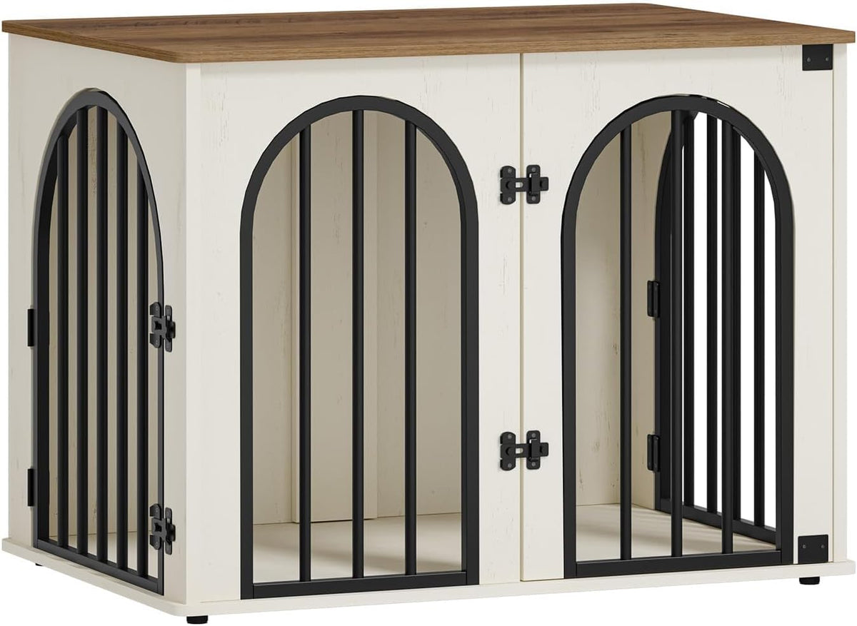 hzuaneri 31.5 in dog crate furniture,dog kennel indoor, view 9