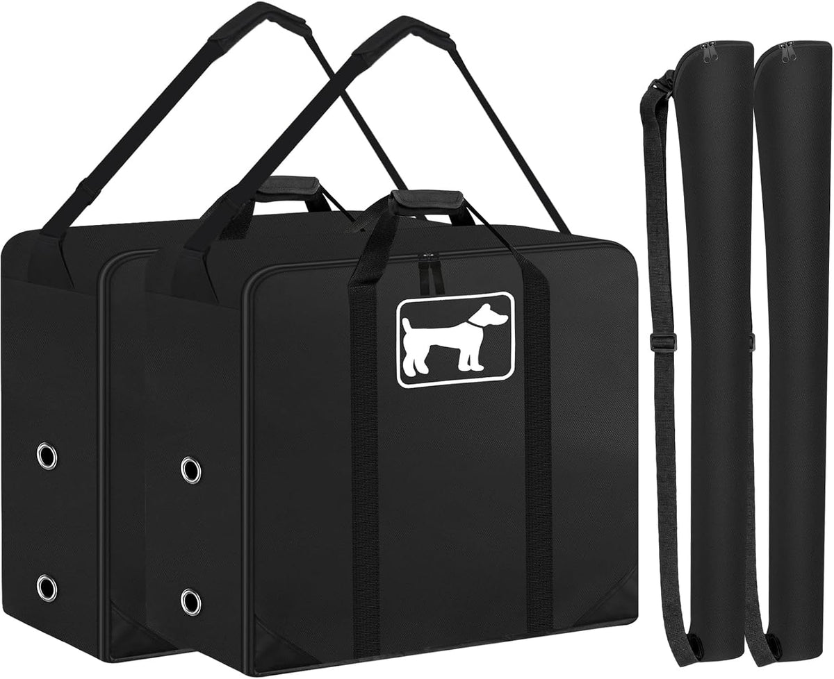 siruiton 2pack 600d dog playpen storage bag fits, main product view