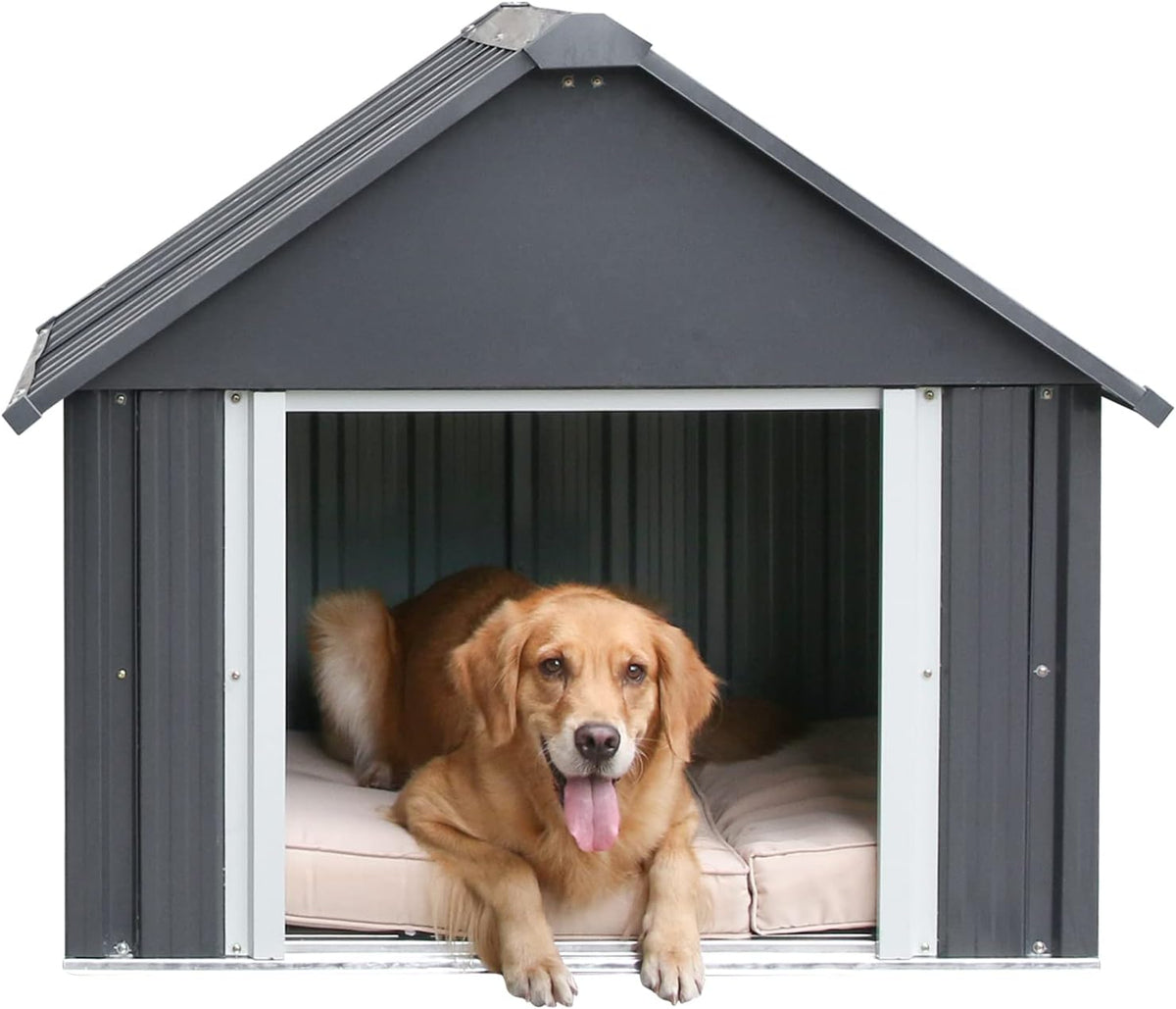 38 x 35 inch metal dog house, indoor, main product view
