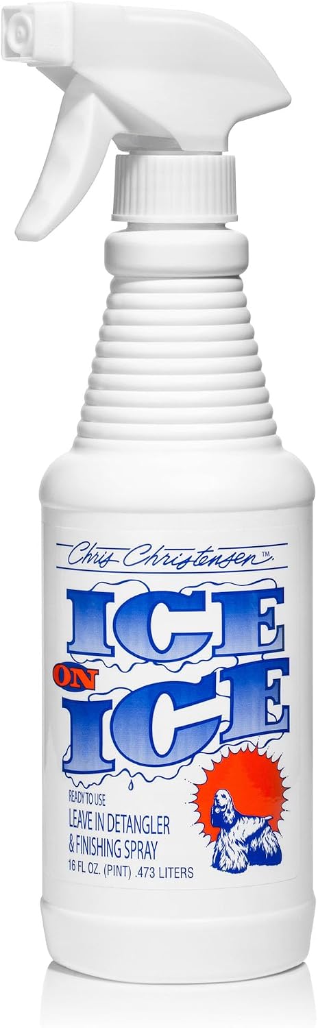 chris christensen ice on ice detangler & finishing shown in use