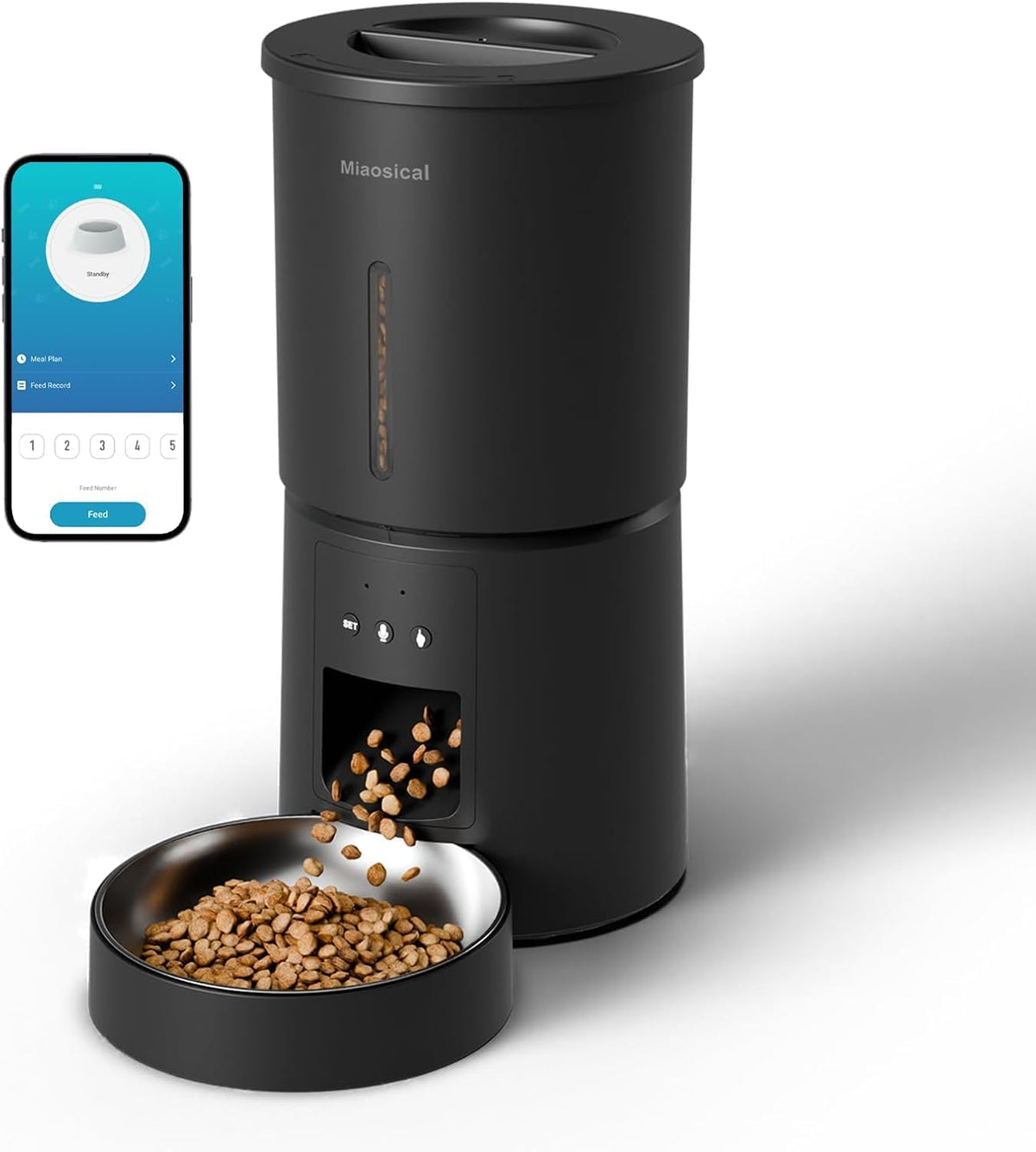 4.2l automatic cat feeder,2.4g wifi timed auto cat, main product view