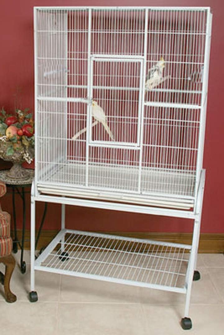 64" extra large wrought iron breeding flight canary, main product view