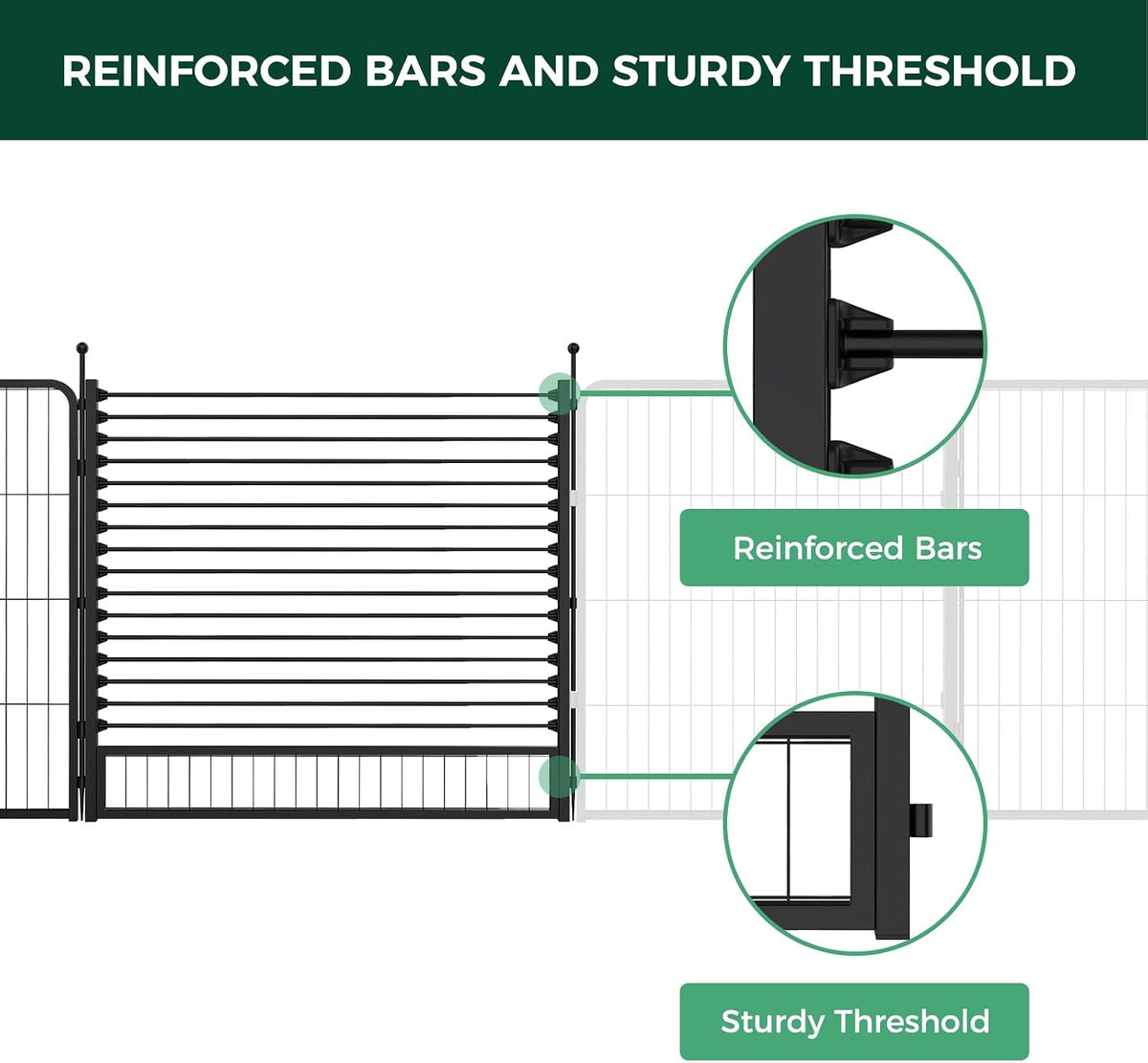 fxw rv step grid, dog barrier for rv, side view
