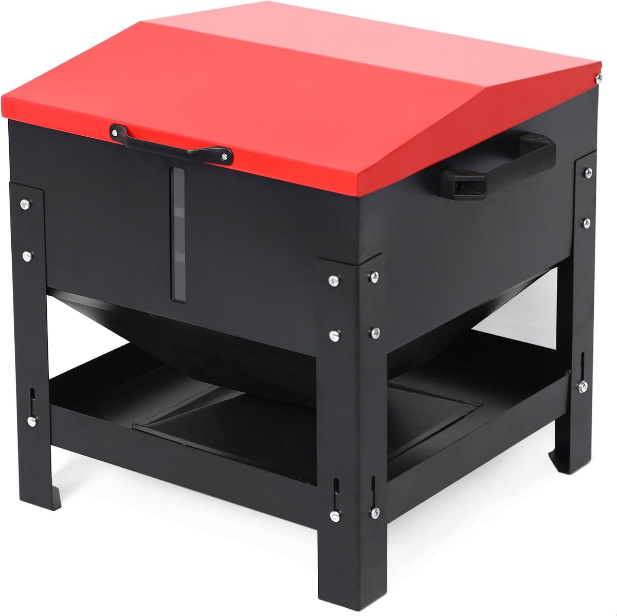 metal chicken feeder 80 lbs large capacity, automatic, main product view