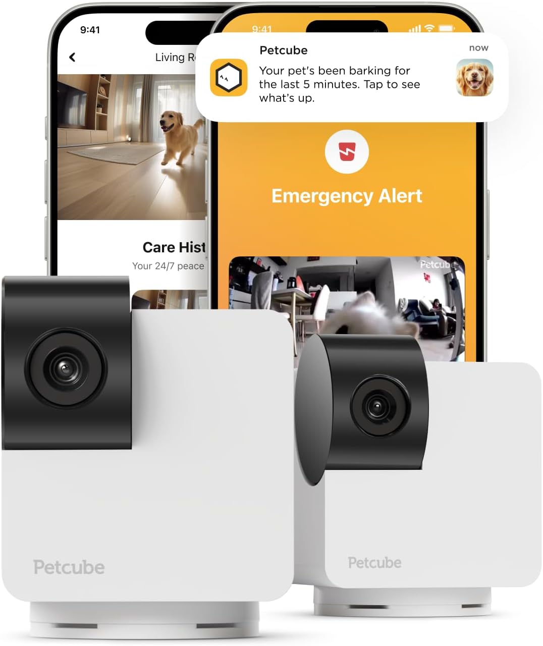 petcube cam 360 (2-pack) – wi-fi pan-tilt pet, main product view