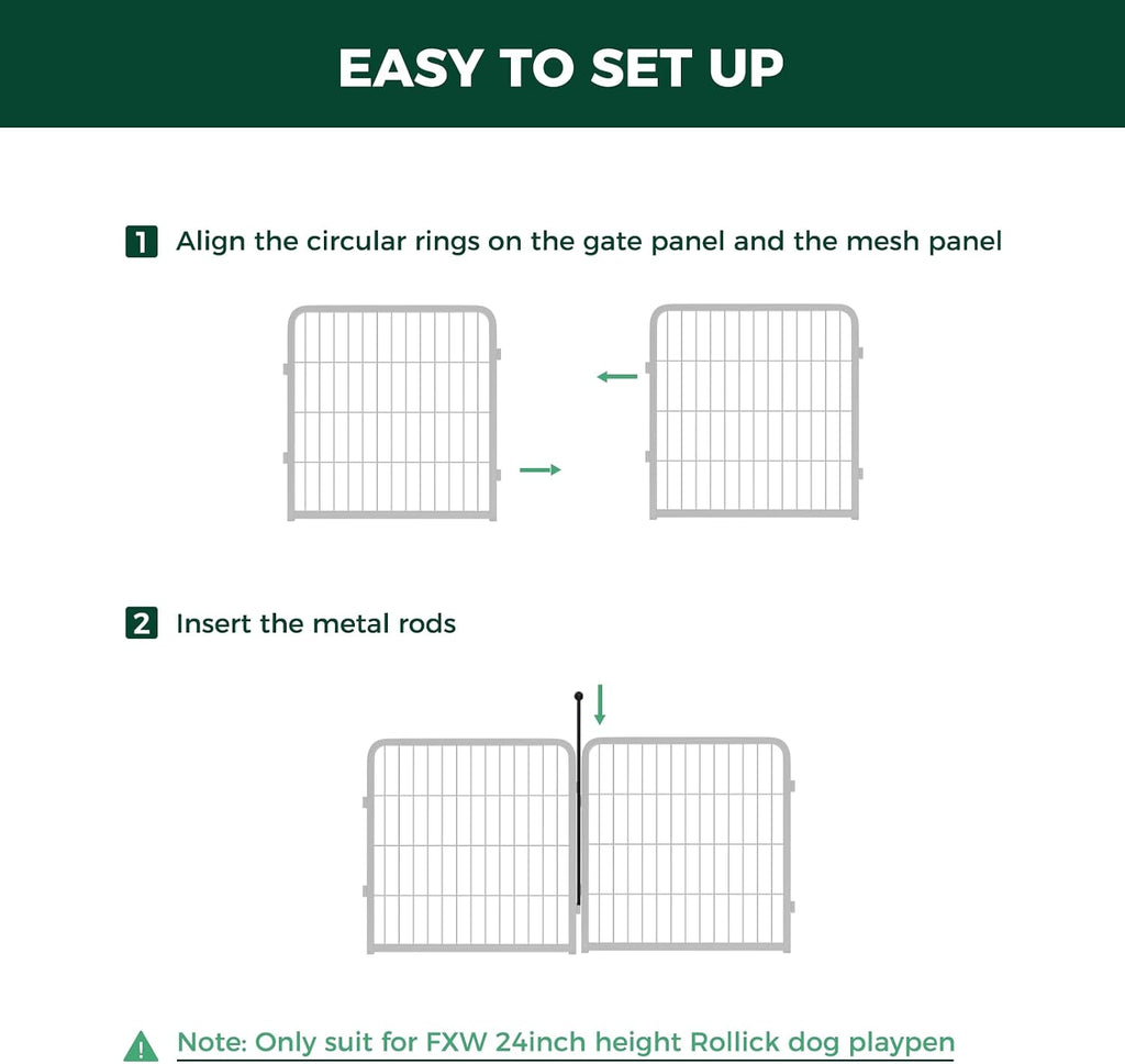 fxw indoor replacement stakes, dog playpen accessories, 24", close-up detail