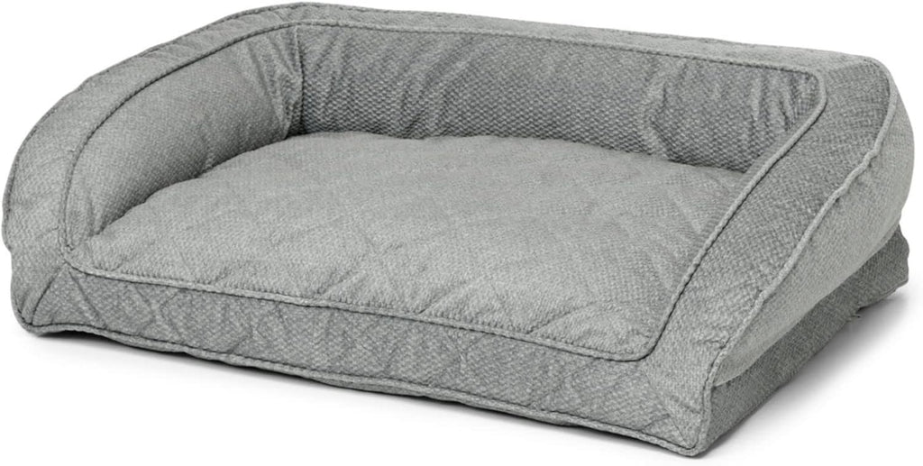 orvis comfortfill-eco couch dog bed – plush three-sided, main product view