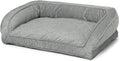 orvis comfortfill-eco couch dog bed – plush three-sided, main product view