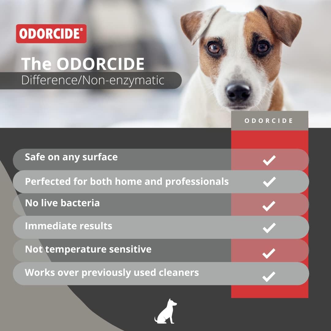 odorcide odor eliminator concentrate: odor eliminator for strong, side view