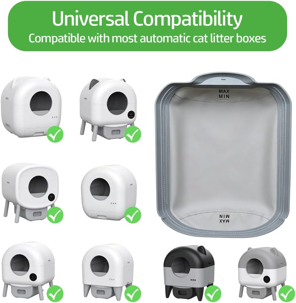 automatic litter box waterproof pad, washable removable liners, close-up detail